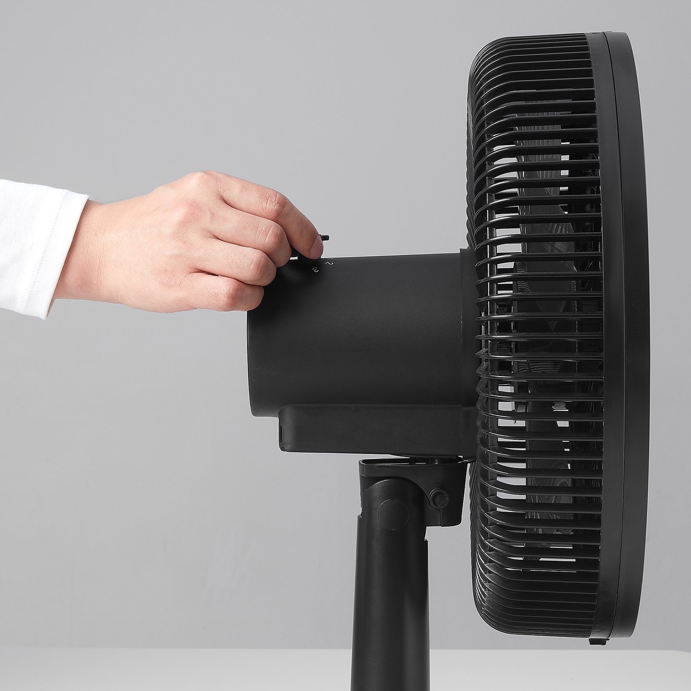 MELAFYR Table fan, black - IKEA