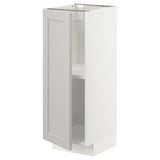 METOD kitchen cabinet, light grey, classic design with guarantee.