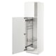 METOD High cabinet with cleaning interior, white/Axstad matt white, 60x60x200 cm
