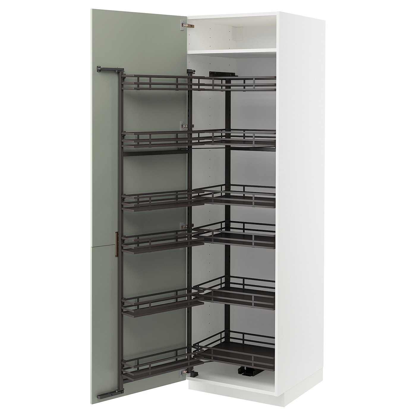 METOD high cabinet with pull-out larder