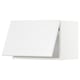 White ikea kitchen cabinet, rectangular shape, modern design, made of fiberboard and particleboard.