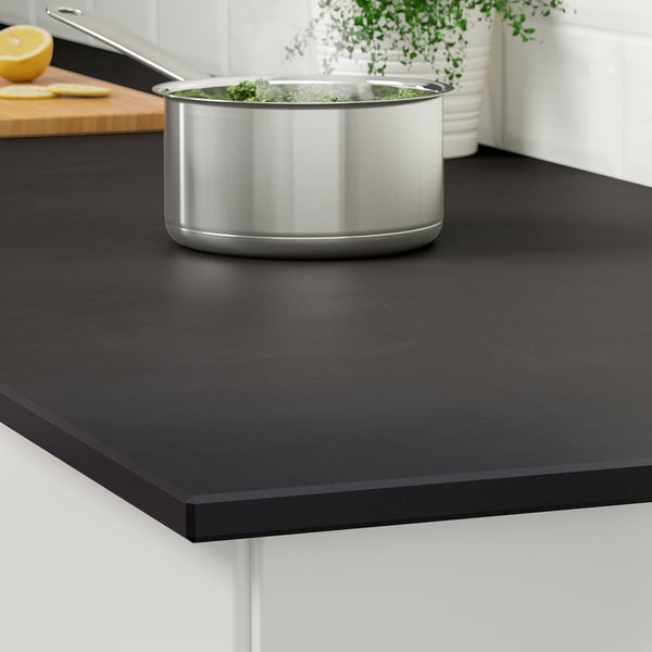 Modern kitchen countertop: durable, heat-resistant, easy to clean.