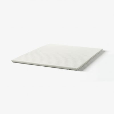 NÄSFJÄLLET Mattress pad, white, 140x200 cm