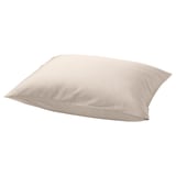 NATTJASMIN pillowcase, beige, soft sateen weave, rectangle, plain.