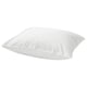 Nattejasmin white pillowcase, silky smooth, cotton/lyocell blend. Square shape, minimalist design.