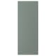 Option: Gray-green kitchen cabinet cover panel, rectangular shape, smooth texture.