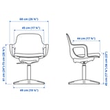 Illustration with measurements for the product: ODGER.