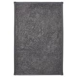 OSBYSJÖN gray bath mat, rectangular, soft, recycled polyester.