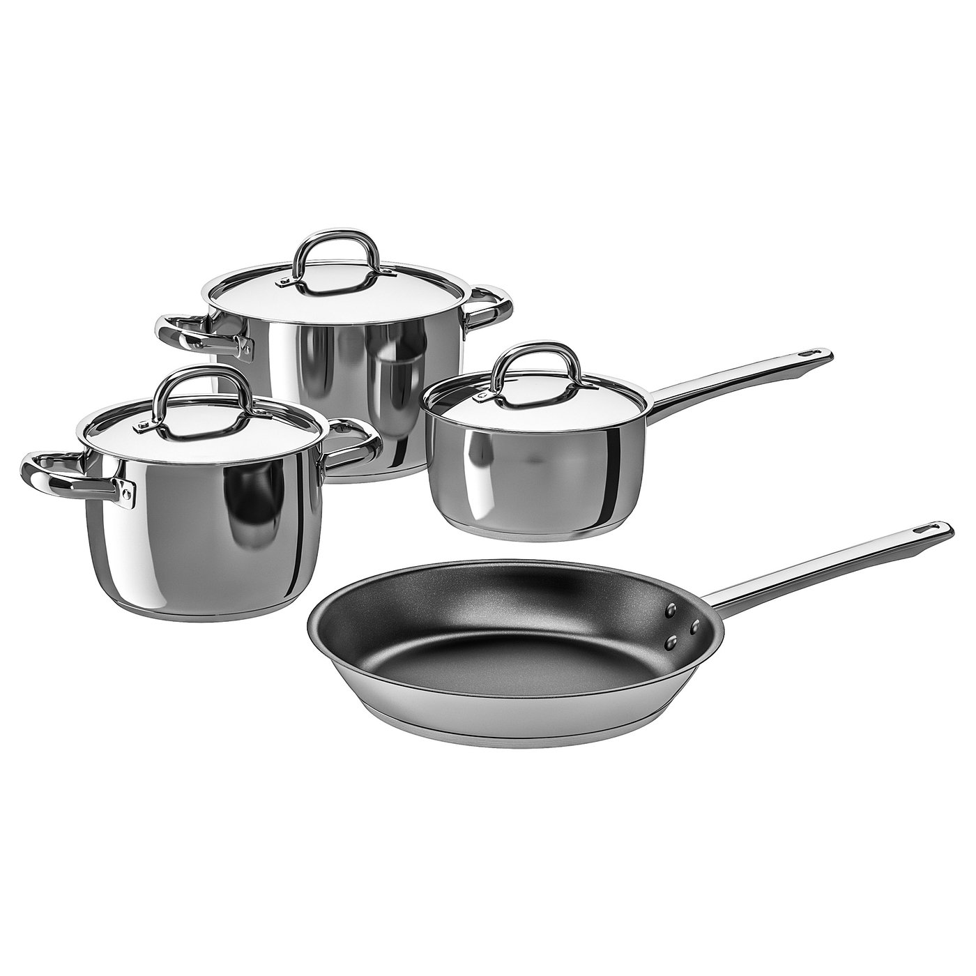 OUMBÄRLIG 7-piece cookware set - IKEA