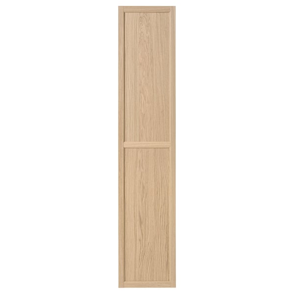 OXBERG Door white stained oak veneer IKEA