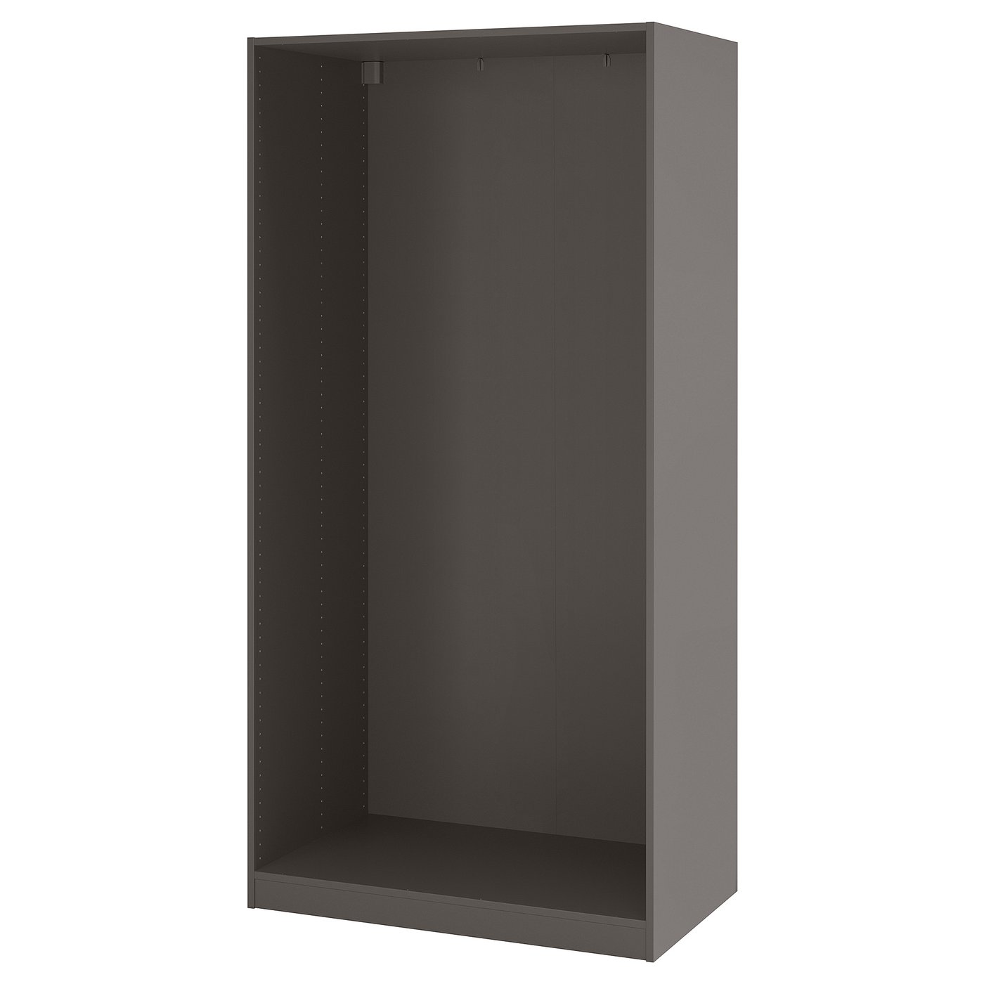 PAX wardrobe frame, dark grey, 100x58x201 cm - IKEA