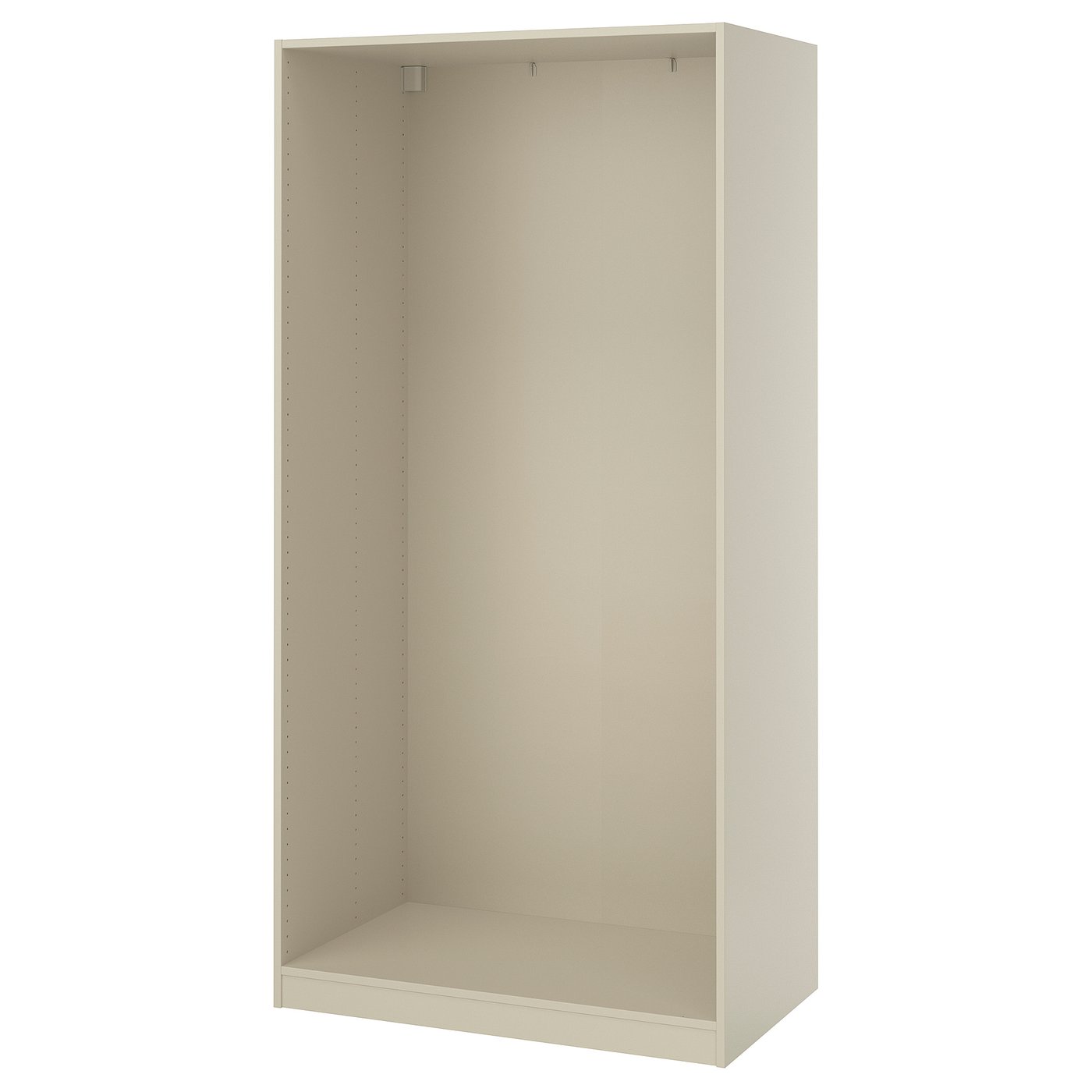 PAX wardrobe frame, grey-beige, 100x58x201 cm - IKEA