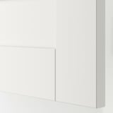 Crisp white PLATSA storage unit, sleek and minimalist, assembled with clean edges and precision.