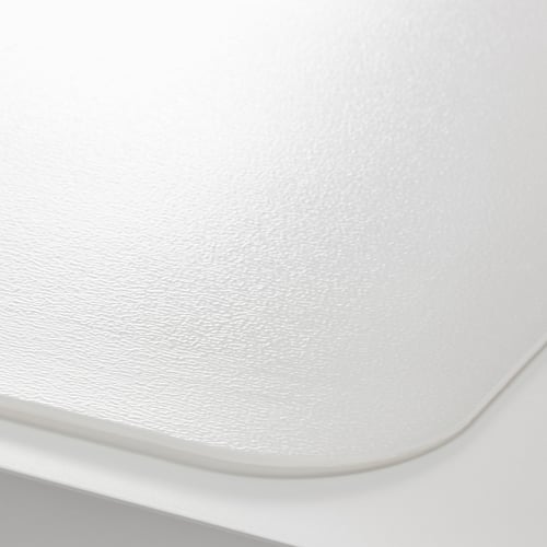 PLÖJA desk pad, white/transparent, 65x45 cm IKEA