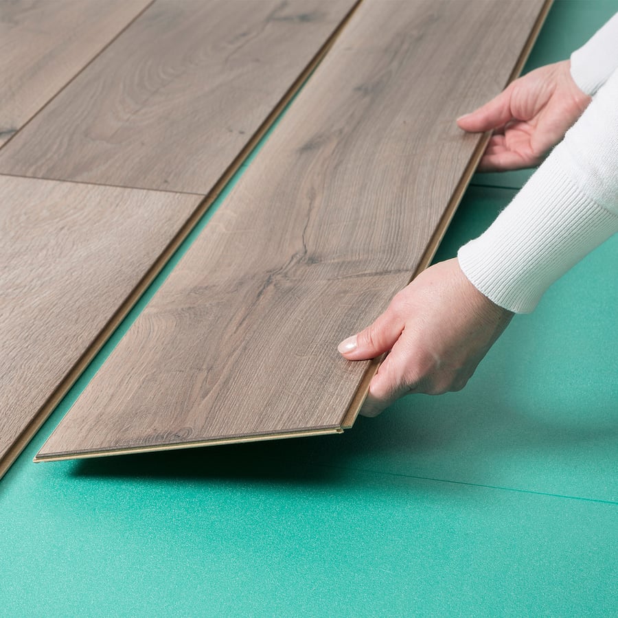 PRÄRIE Laminated flooring oak effect, antique effect IKEA