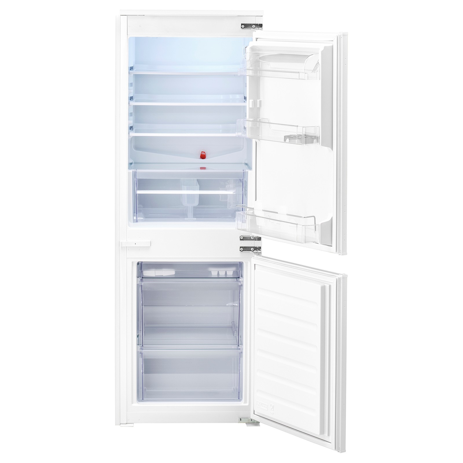 RÅKALL Integrated fridge/freezer A+, white, 152/79 l IKEA