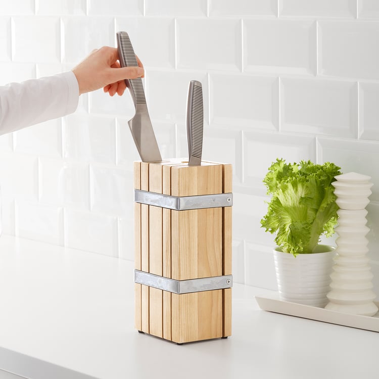 RETRÄTT knife block, birch IKEA
