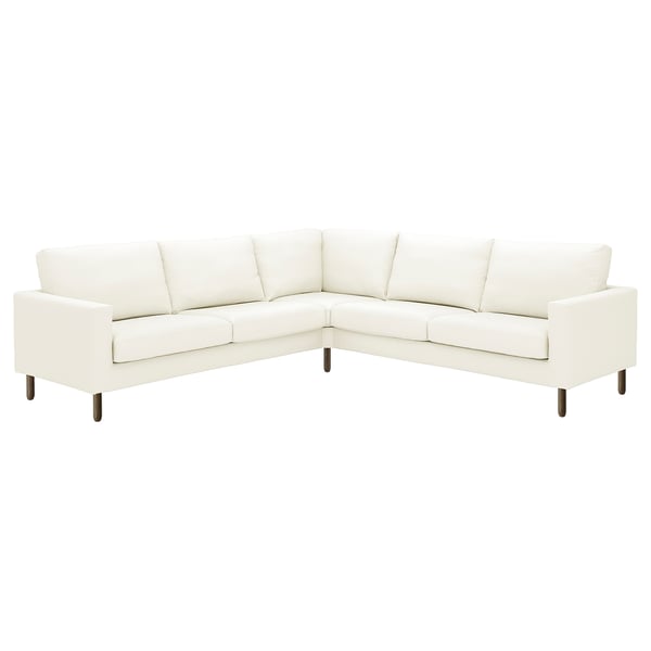 SALTSJÖBADEN Corner sofa, 4-seat, Blekinge white