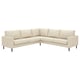 SALTSJÖBADEN Corner sofa, 4-seat, Vittangi light beige/white