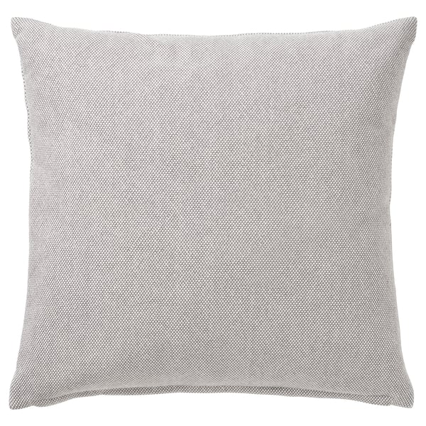 snelweg sterk mooi SANDTRAV Cushion, grey/white, 45x45 cm - IKEA