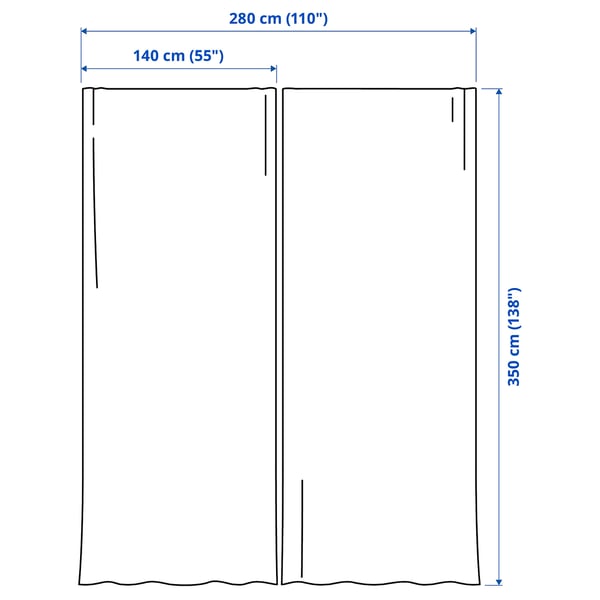 Illustration with measurements for the product: SANELA.