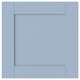 Blue SANNIDAL cabinet door, flat and square, modern traditional design.