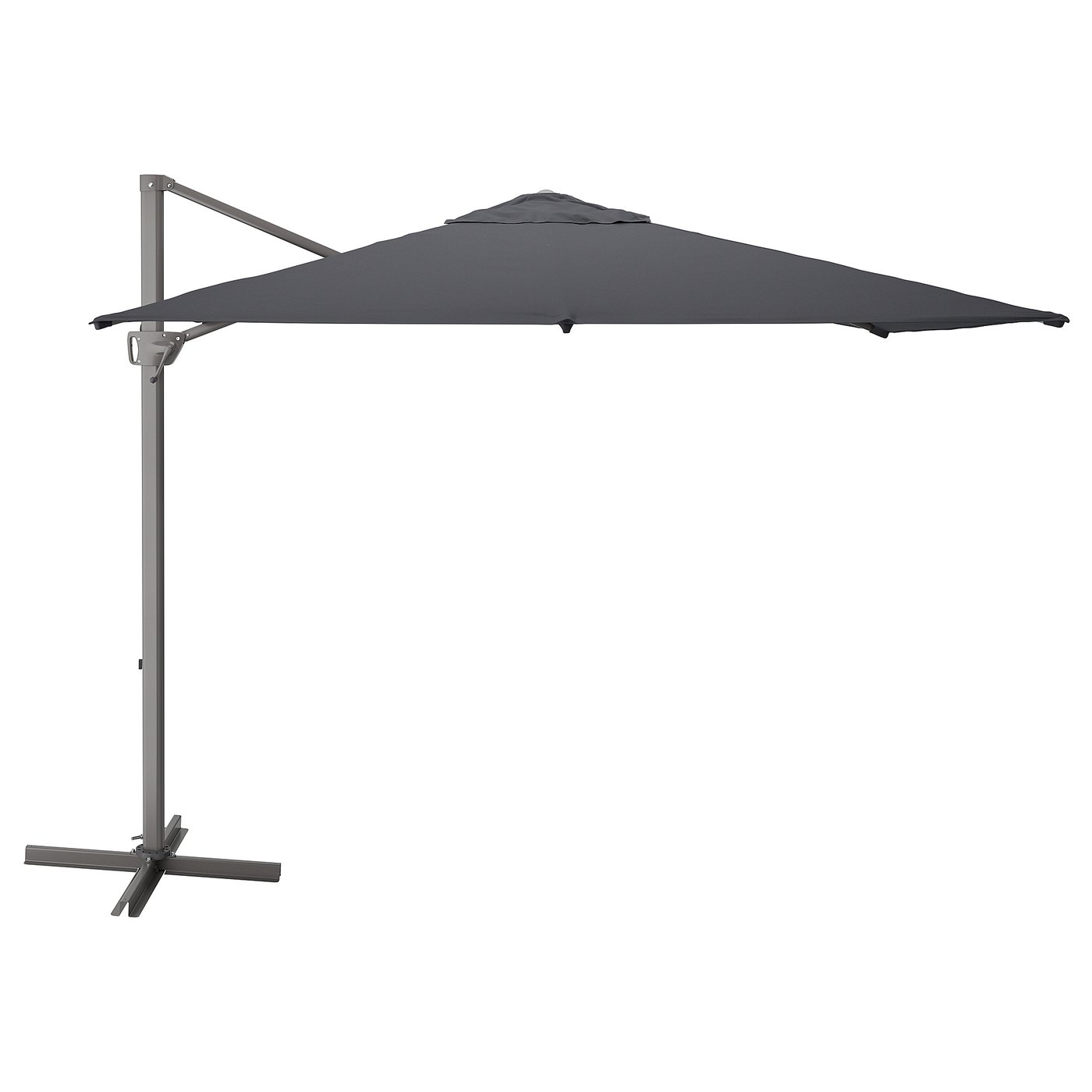 SEGLARÖ parasol, hanging, anthracite/tilting, 330x240 cm IKEA