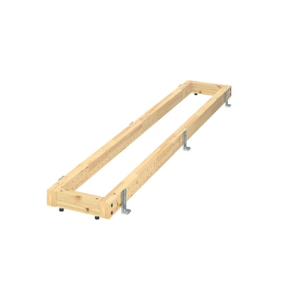 SEKTION floor frame for kitchen islands, adjustable, pine.