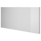 Sleek white closet door with smooth finish; keeps items hidden and dust-free.