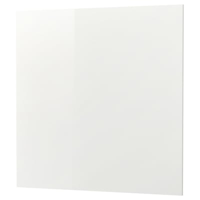 SIBBARP white wall panel, modern kitchen decor, rectangular shape, high-pressure laminate.