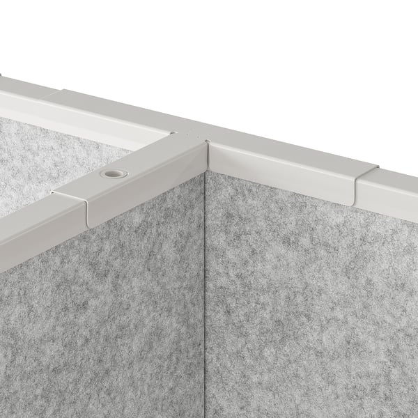 Corner connector for SIDORNA room dividers.