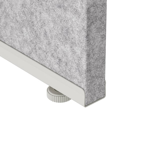 Close-up of room dividers sturdy metal connection joint, showcasing high-quality build and precise engineering.