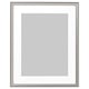 Empty SILVERHÖJDEN picture frame, silver, safe photo display.