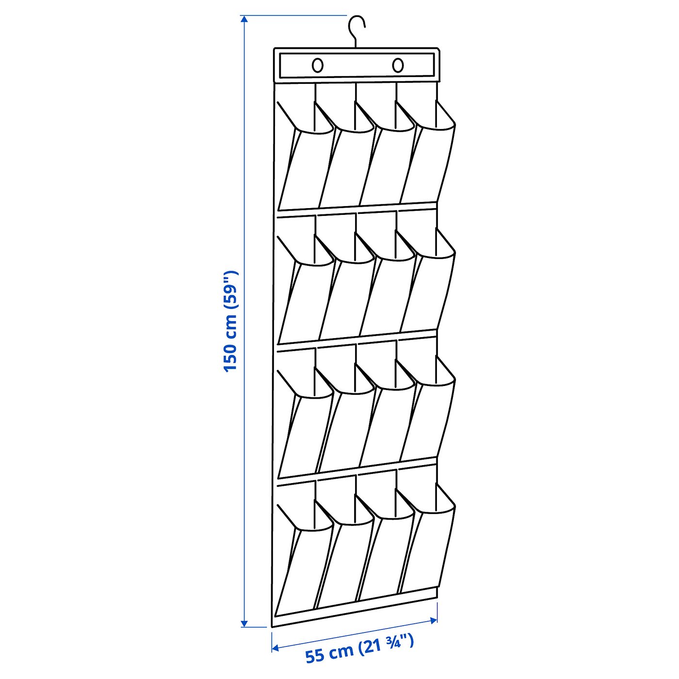 ikea shoe hanging organizer