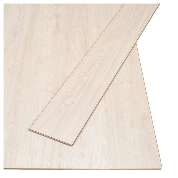 SLÄTTEN Laminated flooring pine effect IKEA