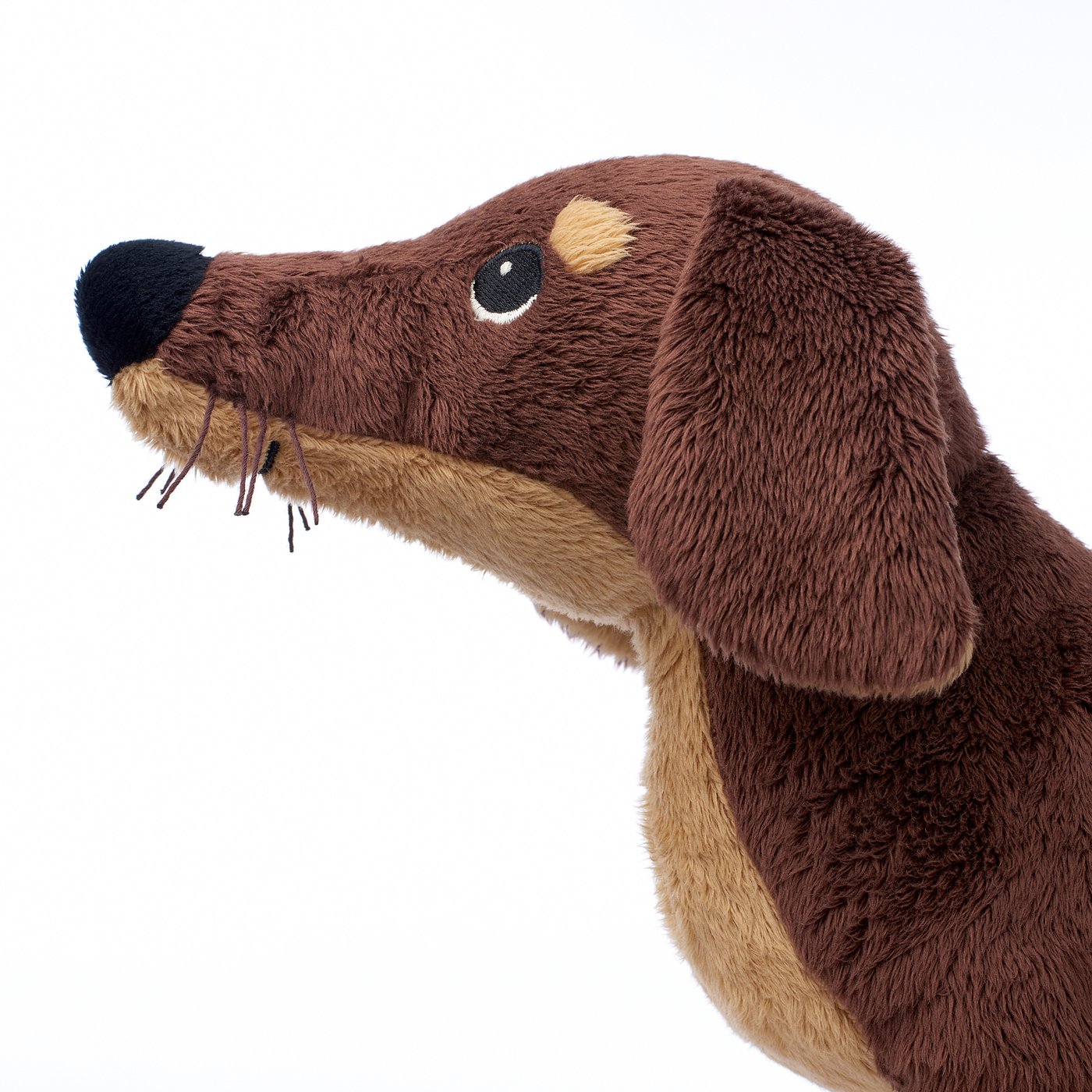 SMÅSLUG soft toy, dog/brown IKEA