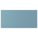 A blue rectangular storage front, suitable for konstruera drawers. Made of fiberboard with acrylic paint.