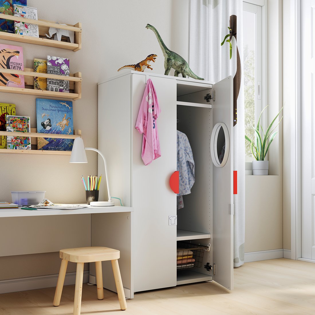 SM STAD Wardrobe White blackboard Surface IKEA sm-stad-wardrobe-white-blackboard-surface-ikea