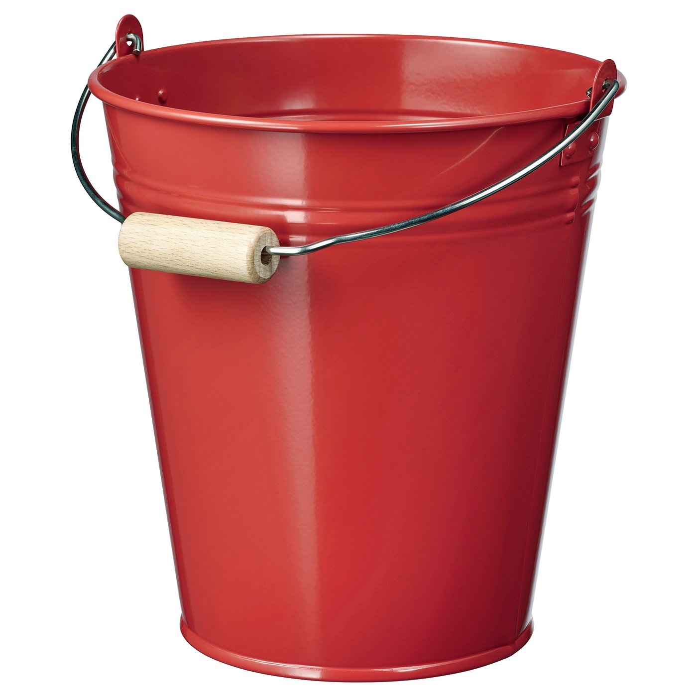 SOCKER Bucket/plant pot in/outdoor, red IKEA