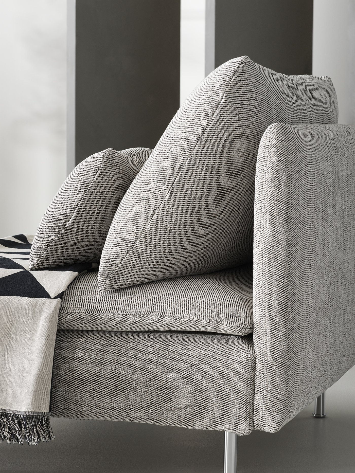 SÖDERHAMN 1-seat section, Viarp beige/brown - IKEA