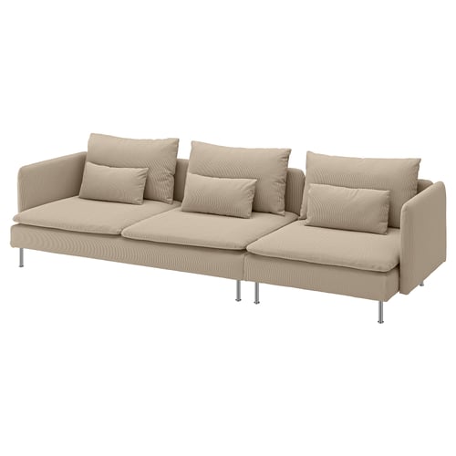 SÖDERHAMN 4-seat sofa, Kelinge beige