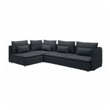 SÖDERHAMN Corner sofa, 4-seat, with open end/Knäbäck anthracite