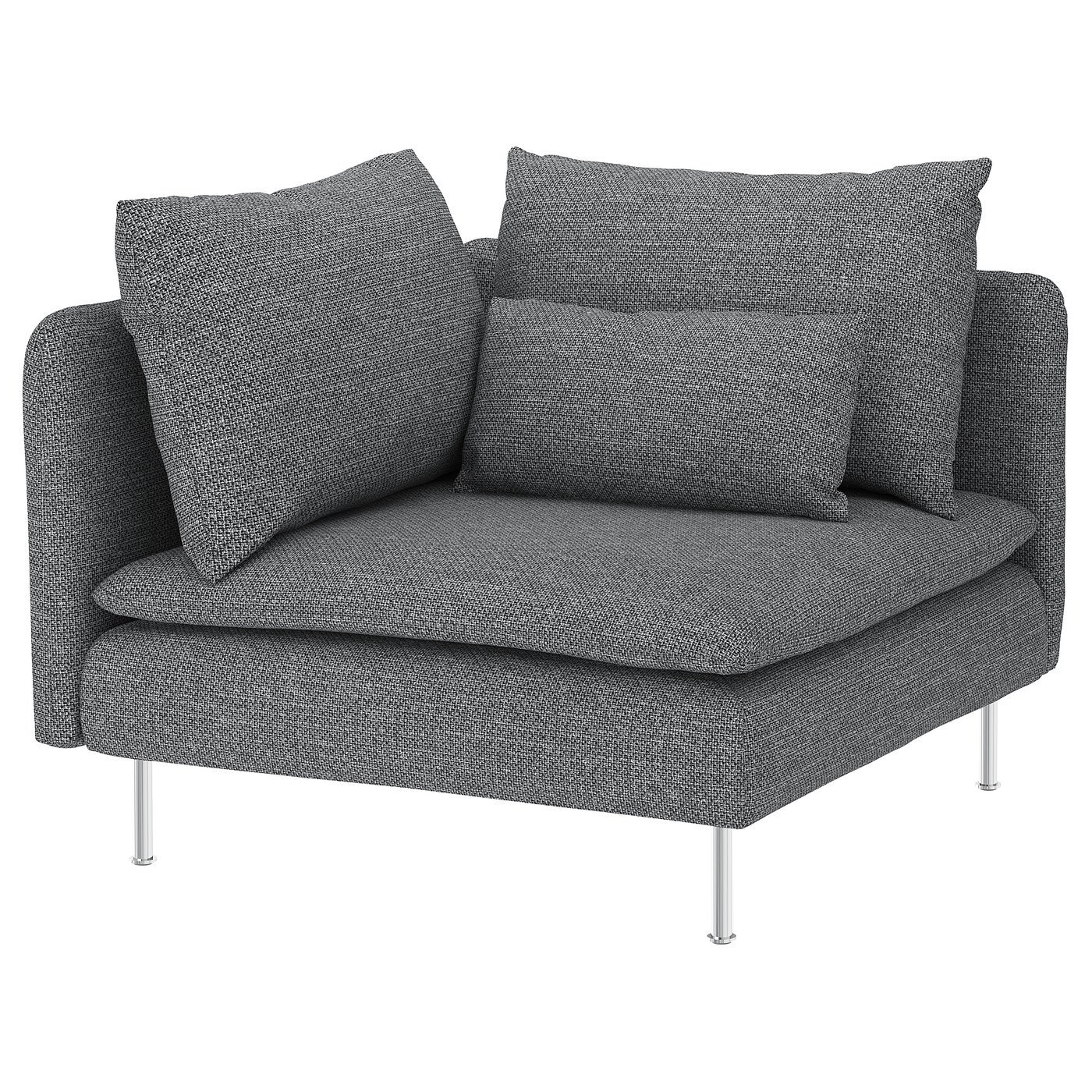 SÖDERHAMN Corner section - Lejde grey/black - IKEA