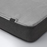 High-quality, stacked ring mesh fabric mat with durable edges and zippers, ideal for comfortable seating.