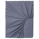 SÖMNTUTA Fitted sheet for mattress pad, blue-grey, 160x200 cm