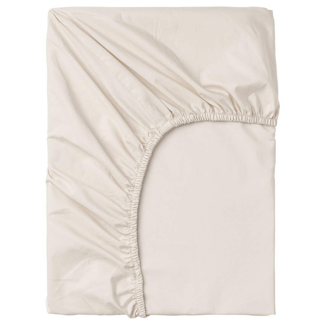 SÖMNTUTA Fitted sheet, light beige, 90x200 cm IKEA