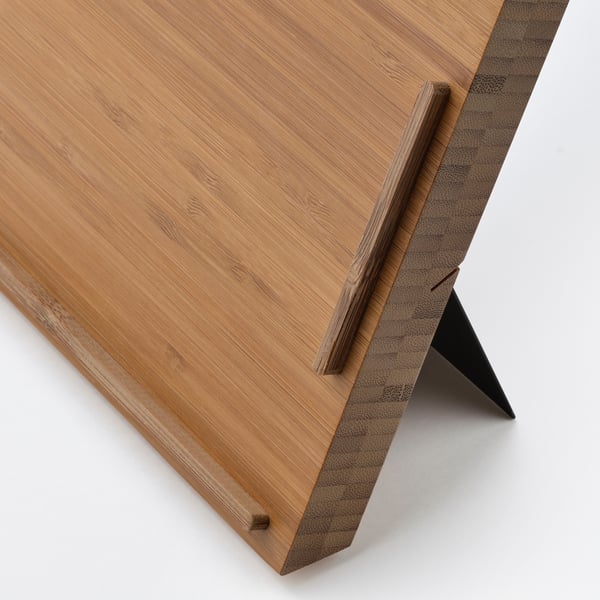 SPJUTFISK Knife holder, magnetic bamboo, 24x20 cm