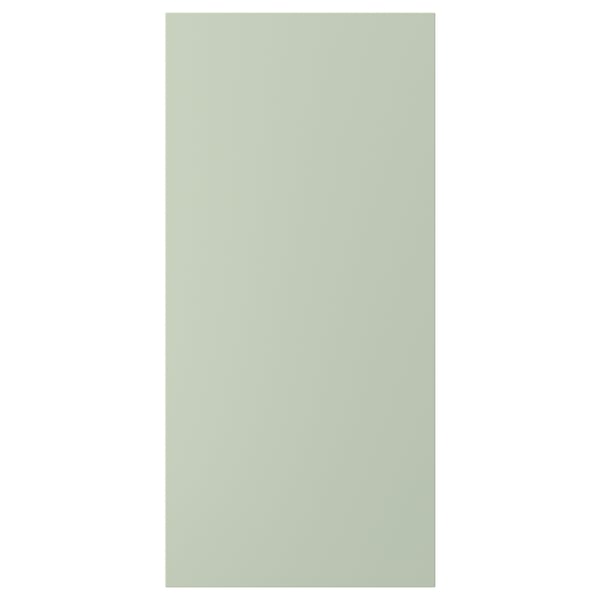 A STENSUND fiberboard cover panel in green. Its rectangular with lacquered finish.
