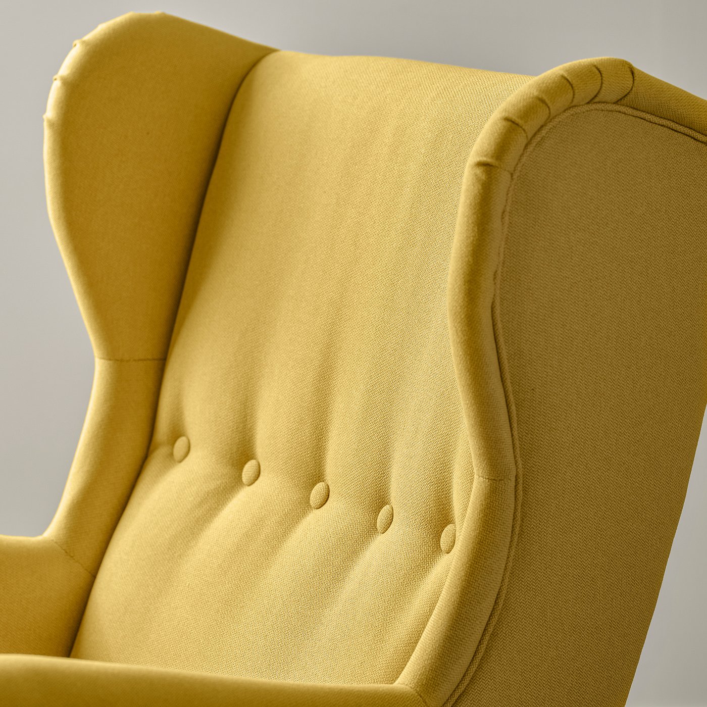 ま*.様 ikea strandmon yellow 黄色 STRANDMON wing chair, Tibbleby yellow - IKEA