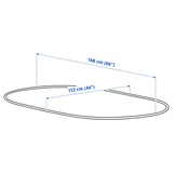 Illustration with measurements for the product: STRANDÖN.